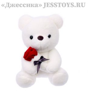 Мягкая игрушка Медведь с розой  ― Джессика