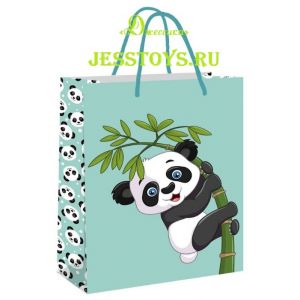 Пакет подарочный Панда 33*45*10 см ― Джессика