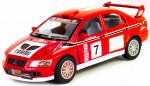 Модель металлическая Mitsubishi Lancer Evolution VII WRC (№KT5048D)