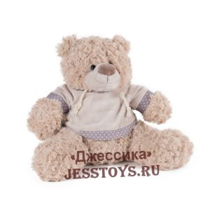 Мягкая игрушка Медведь кудрявый в одежде  ― Джессика