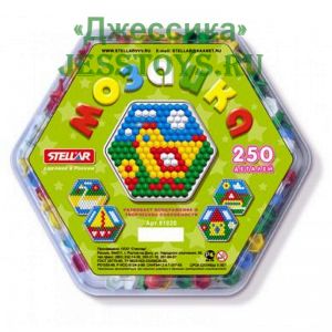 Мозаика шестигранная коробка 250 деталей (№01020) ― Джессика