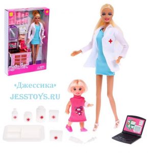 Кукла Доктор с ребенком (№8348)  ― Джессика