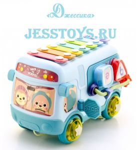 Игрушка - сортер развивающий автобус (№1022-24) ― Джессика