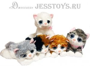 Мягкая игрушка Кошка с большими глазами (№13091/26) ― Джессика
