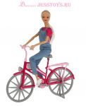 Кукла София на велосипеде (№B111-S-BO)