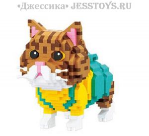 Конструктор Balody 3D из миниблоков Кошка ― Джессика