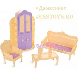 Гостиная комната "Маленькая принцесса" цвет лимонный (№С-1523) ― Джессика