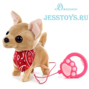 Интерактивная игрушка Собачка на поводке (№SQ816) ― Джессика