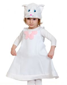 Карнавальный костюм "Кошечка белая" (№2079)  ― Джессика