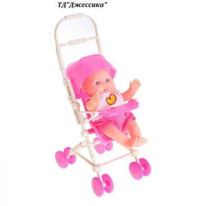 Пупс малыш в коляске (№585-25) ― Джессика
