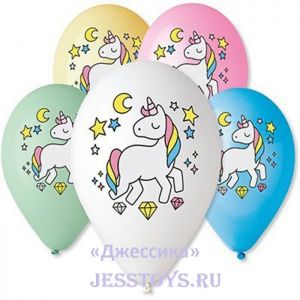 Набор надувных шаров Единорог (№1103-1643) ― Джессика