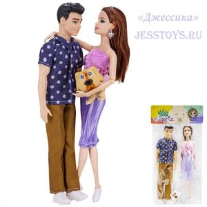 Кукла Miss Kapriz пара с питомцем (№619-BYSLY) ― Джессика