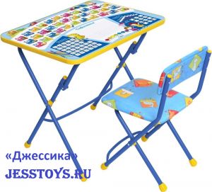 Комплект детской мебели Nika Первоклашка КУ-1 (стол 580мм) ― Джессика