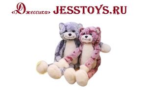 Мягкая игрушка Кот с длинными лапками (№1728/45) ― Джессика