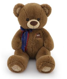 Мягкая игрушка Медведь аппликация сердце (№1808/65) ― Джессика
