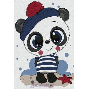  Картина по номерам "Панда-милашка" (№KHM0011) ― Джессика