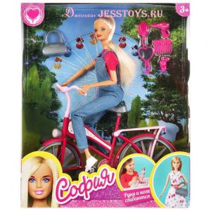 Кукла София на велосипеде (№B111-S-BO) ― Джессика