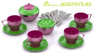 Набор посуды 24 предмета в сетке (№620) ― Джессика