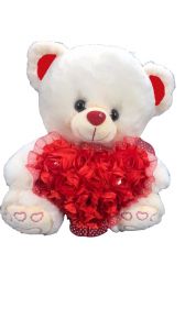 Мягкая игрушка Медведь "Цветочное сердце" (№1716/30) ― Джессика