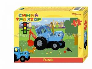 Пазл 35 элементов MAXI «Синий трактор» ― Джессика