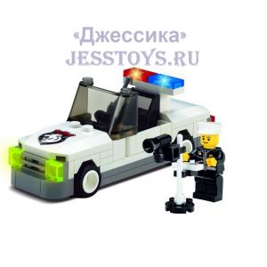 Конструктор Полицейский автомобиль с радаром (№125) ― Джессика