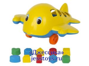 Самолет Кит с логическими фигурами (№У494) ― Джессика