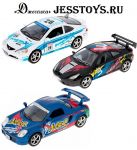 Модель металлическая Гоночный автомобиль Street Fighter (№KT5072D)