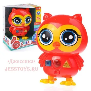 Сказочник "Сова" 4 сказки К.Чуковского (№HT821-R)