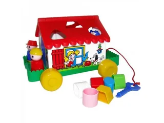 Игрушка развивающая "Домик игровой логический"  (№6202)